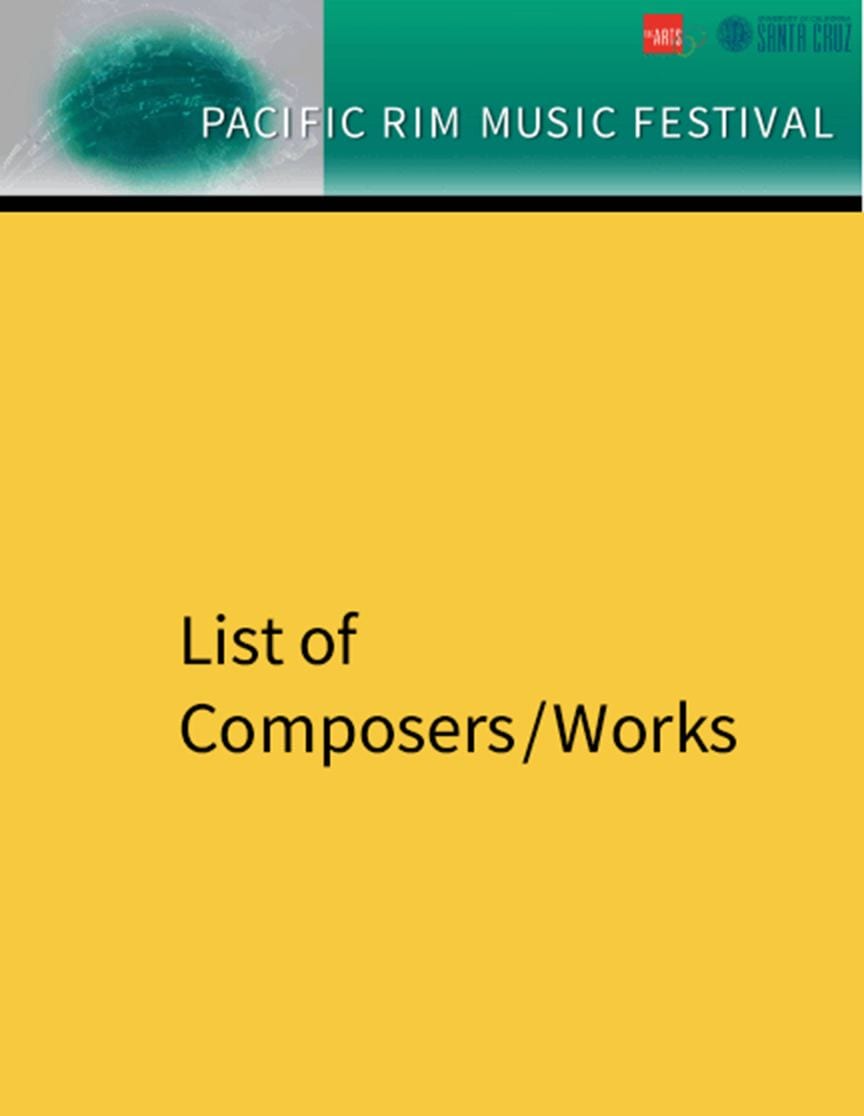 List of composers/Works